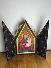 Jugendstil holz triptychon - jugendstil, holz-triptychon