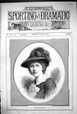 Original alter antiker Druck