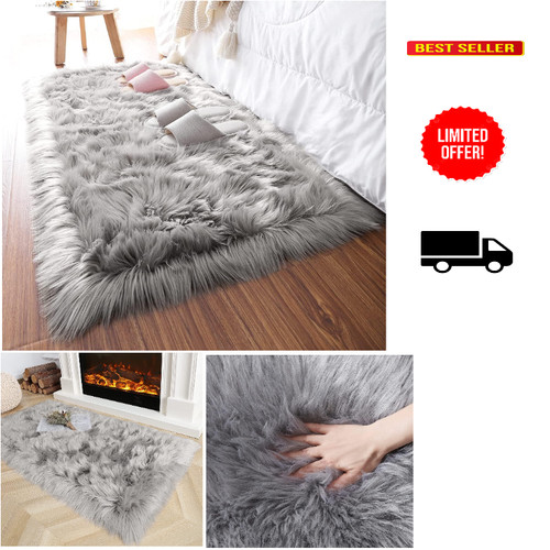 Faux lammfell teppich 50x150 - faux,