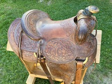 Ein Traum: Westernsattel Old Style, Buckaroo, Wade, sehr guter Zustand