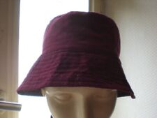 Fischermütze von LDADPR aus Cord in Weinrot by Sarno & Co. Belgium U=ca. 57-59cm