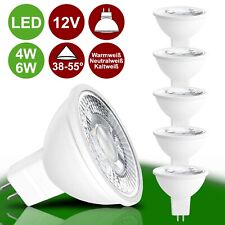 LED Spot 12V GU5.3 MR16 4W 6W Warmweiß Neutralweiß MCOB 38-45° Niedervolt  Set