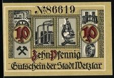 Notgeld Wetzlar 1920, 10