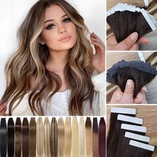 Glatt Echthaar Tape In Remy