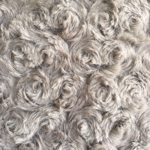 Kuschelkissen faux fur grau - kuschelkissen,