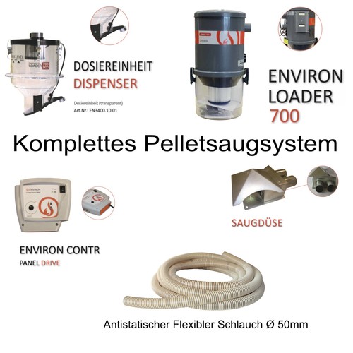 Pelletsaugsystem mit