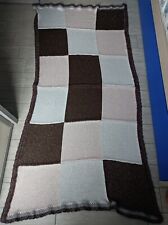 Lurex Wolldecke Handarbeit