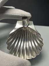 kleiner 925  Silber Aschenbecher als Muschel