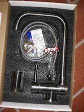 Küchenarmatur Edelstahl gebürstet Spültischarmatur