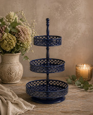 J-Line Moderne Etagere in blau