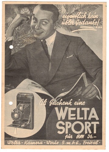 Reklame prospekt welta sport - welta,