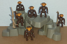 Playmobil Affen Bande Felsen 3496 Zoo Tierpark Schimpansen City Wohnen Sammlung