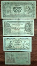 Alte Banknoten für Sammler