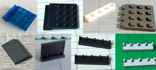 Lego platte 3x4 scharnier - lego,