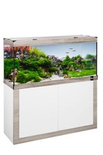 diversa FineLine Aquariumkombination weiß-trüffel 300L - inkl. 24 W LED Röhre