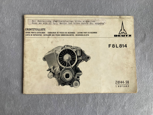 Ersatzteilliste motor deutz - ersatzteilliste,