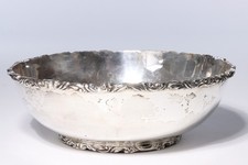 410g 925er massive Silberschale Mexiko Tafelsilber STERLING Obstschale Gebäck