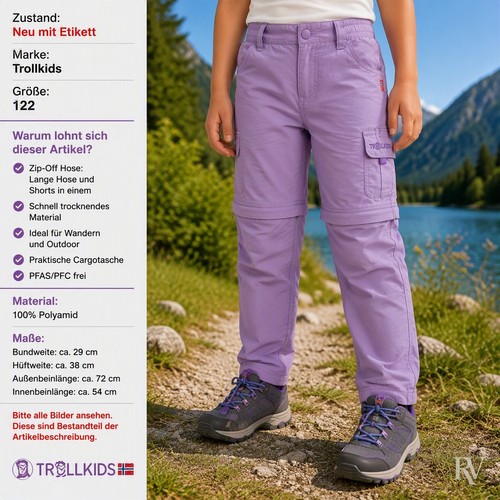 Trollkids mädchen zip off - trollkids,