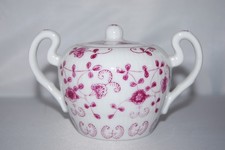 Zuckerdose 6 Pers. China purpur AW August Warnecke