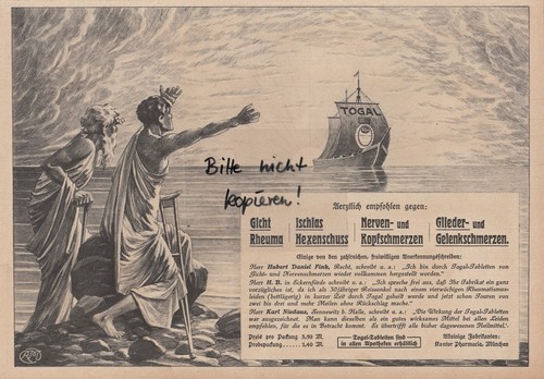 München werbung 1916 kontor - werbung,