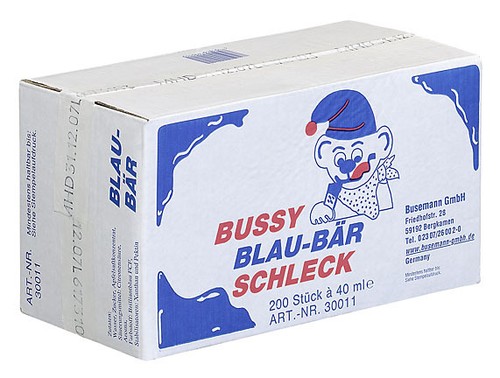 200 stück bussy blau bär - 200, blau-bÄr