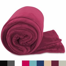 Kuscheldecke Fleece Uni