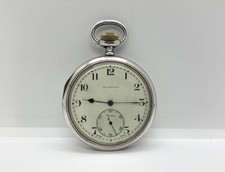 Massive Sterling Silber Gehäuse Collingwood Peertone Anhänger Taschenuhr - zum Reparieren