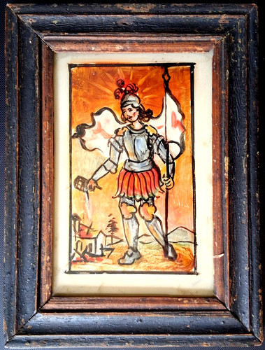 Hinterglasbild heiliger - hinterglasbild, st