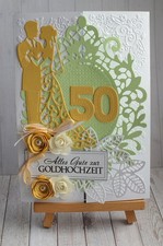 Karte goldhochzeit - ,