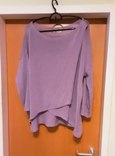 Asymmetrischer Baumwollpulli