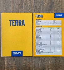Seat Terra 1993 Prospekt/brochure/folleto/opuscolo/broszura/prospectus/folheto