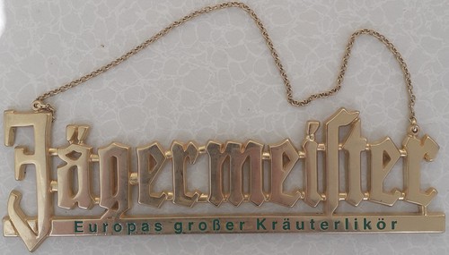 Jägermeister metallschild - jägermeister,