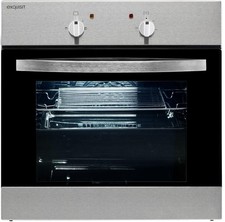 Exquisit EBE555-1 Einbau-Backofen 60cm breit 62 Liter Ober-Unterhitze 1712545
