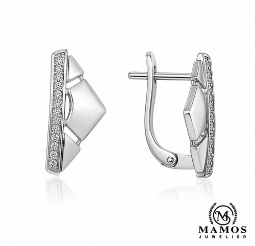 Elegante zirkonia creolen - elegante,