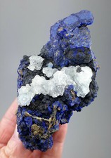 Azurit, Calcit - Copper Queen Mine, Bisbee, Arizona, USA NST