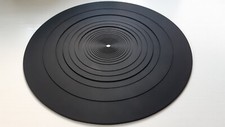 Plattenteller Silikonmatte schwarz für Technics Philips etc neu