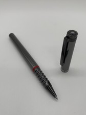 Rotring 400 Rollerball Kugelschreiber in Chrome anthrazit um 1990 Vollmetall