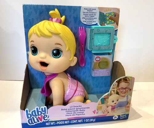 Baby alive lil snacks blonde - alive,