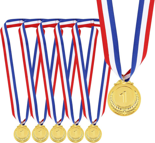 Stück goldmedaille metall - 6,