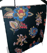 Vintage Stoff Stoffreste Blumenpracht Blumenprint wunderschön für kreative Köpfe