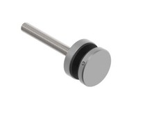 Edelstahl Punkthalter Ø40mm Glas 8-18mm Glashalter Flach M10x100 