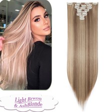 Ombre Dick wie Echthaar Clip