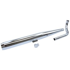 Kreidler Florett RMC Auspuff Flötenauspuff Schalldämpfer + Steck Krümmer 28mm