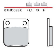 Brembo bremsbelagsatz vorne - brembo,