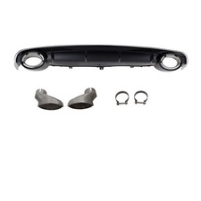 Heckdiffusor Schwarz glanz