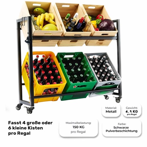 6er getränkekistenregal für - getränkekistenregal,