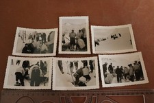 sechs alte Fotos - Lawinen-Rettung ?? 30-50er Jahre 
