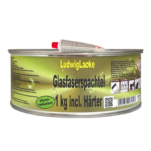 Glasfaserspachtel 1kg - , &