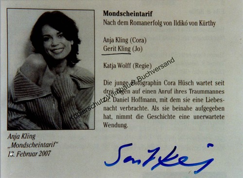Original autogramm gerit kling - original,
