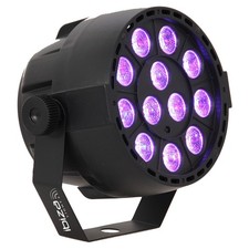 IBIZA PAR-MINI-UV SCHWARZLICHT LED PAR SCHEINWERFER DEKO BÜHNE BAR TRUSSLIGHT DJ